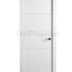 Puerta 4 Ranuras Blanca