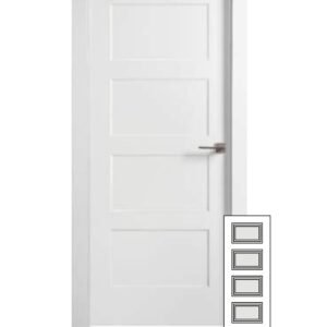 Puerta lacada Plafonada 4 cantos