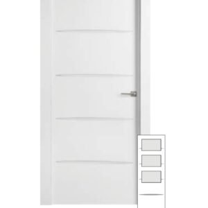 Puerta 4 Ranuras Blanca